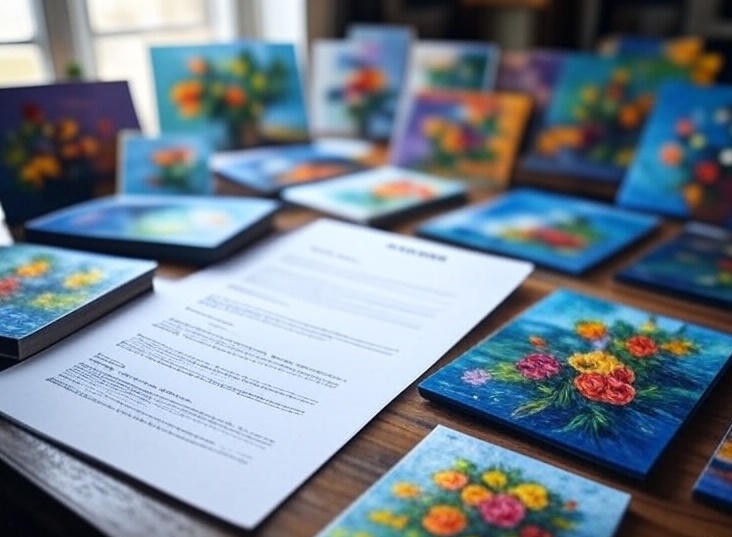 an artists resume and portfolio